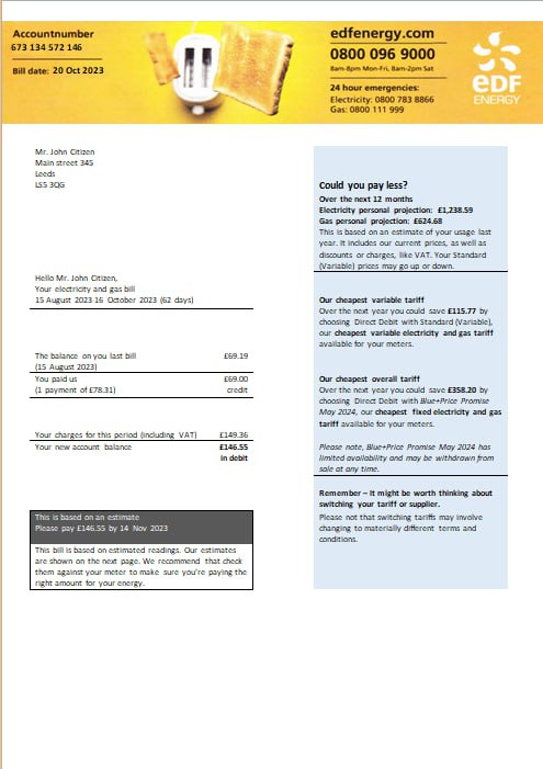  Minol USA business utility bill 